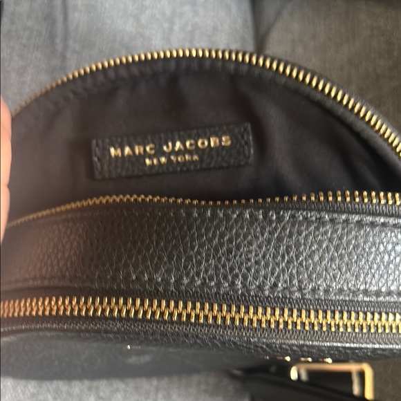 Marc Jacobs Black Crossbody Bag with Gold Accents - Picture 3 of 3